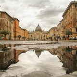 Pioggia su Roma
