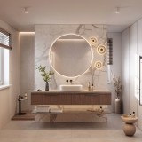 specchio bagno luce calda o fredda