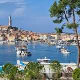 Una cittafina della Croazia in riva al mare