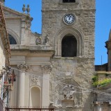 Veduta del complesso della Cattedrale di Troina da piazza Conte Ruggero