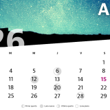 Calendario lunare agosto 2026