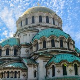 La cima della Cattedrale di Sofia