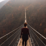 ponte tibetano di Sellano
