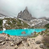 Veneto, il lago “latte alla menta” che non è un filtro