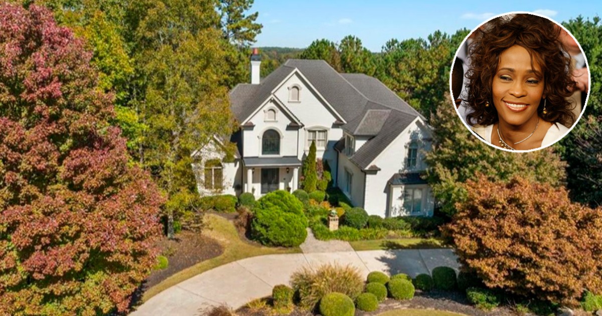 L’ex villa di Whitney Houston vicino Atlanta è in vendita per 1,9