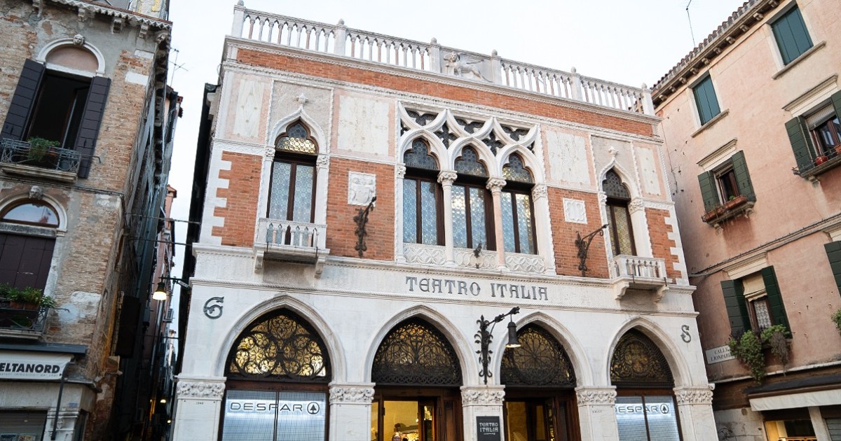 Teatro Italia in Venice, a neo-Gothic jewel transformed into