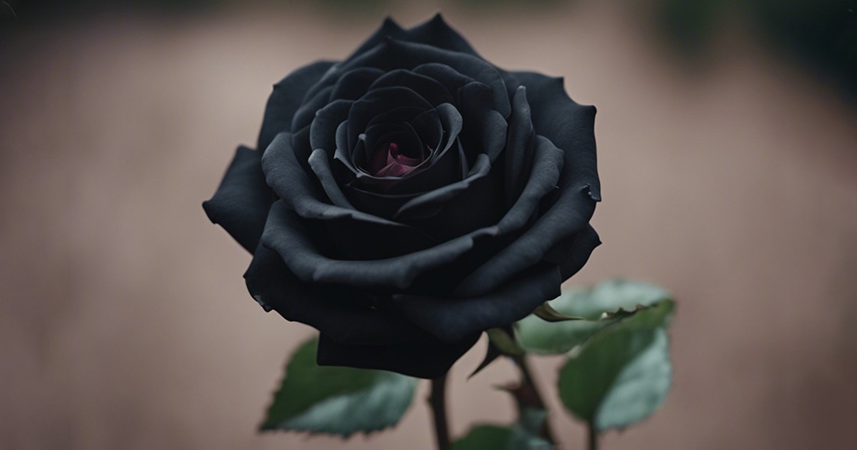 Conosci il significato della rosa nera? È davvero profondo