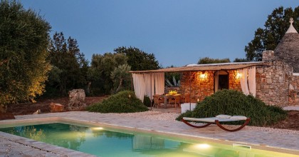 Trulli con piscina