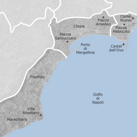 Mappa interattiva delle aree di interesse per selezionare la regione dove vuoi effettuare la ricerca