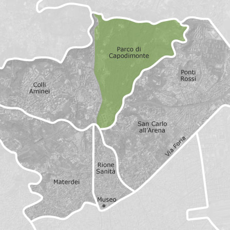 Mappa interattiva delle aree di interesse per selezionare la regione dove vuoi effettuare la ricerca