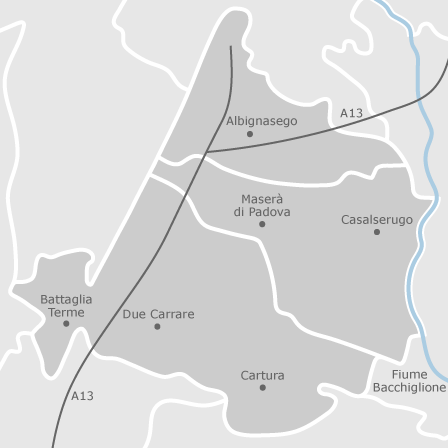 Mappa interattiva delle aree di interesse per selezionare la regione dove vuoi effettuare la ricerca